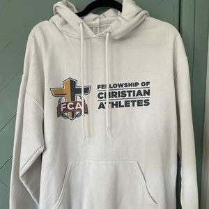 Women’s white hoodie